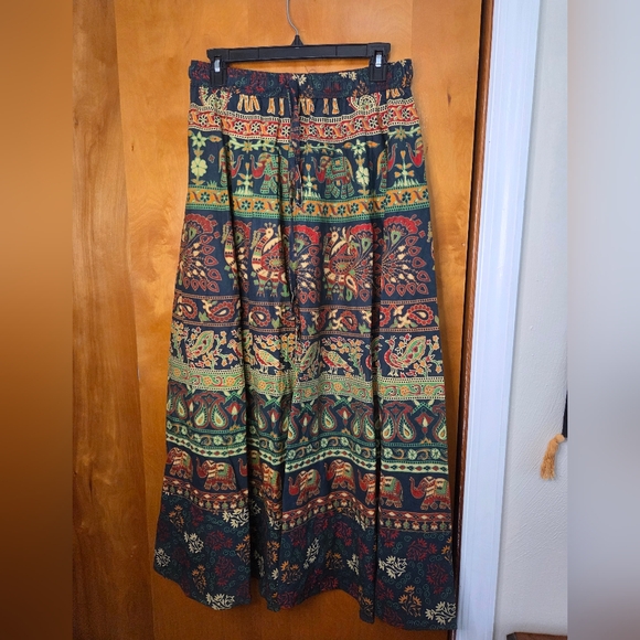 Kantha Wide Leg Harem Pants One Size - Picture 2 of 5